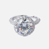 Silver Plated Womens Zircon Ring
