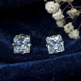 Silver Plated Womens Pair of Stud Earrings