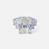 Silver Plated Womens Zircon Ring