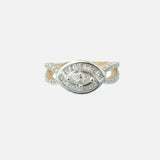 Zia 2.0 Gold Plated Womens Zircon Ring