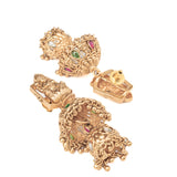 Isvaraah 2.0 Gold Plated Womens Pair of Jhumka Earrings