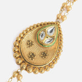 Gold Plated Kundan, Polki Womens Bracelet