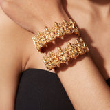 Isvaraah Gold Plated Womens Pair of Bangles