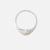 Zia 2.0 Silver Plated Womens Zircon Ring