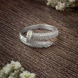 Zia 2.0 Silver Plated Womens Zircon Ring