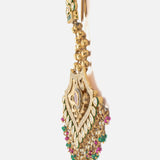 Gold Plated Multicolored Womens Synthetic Stone Paasa