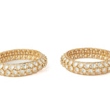 Gold Plated Womens Kundan, Polki Pair of Bangles