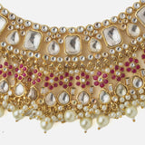 Gold Plated Red Womens Choker