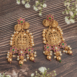 Isvaraah 2.0 Gold Plated Womens Pair of Chandbali Earrings