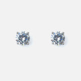 Silver Plated Womens Pair of Stud Earrings