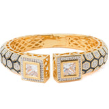 Florence Gold Plated White Womens Kada