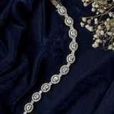 Silver Plated Womens Zircon Bracelet