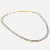 Gold Plated Womens Short Necklace