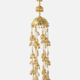Gold Plated Womens Kundan, Polki Pair of Kaleeras