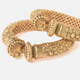 Gold Plated Temple Womens Pair of Bangles