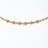 Saadgi Gold Plated Kundan, Polki Womens Maathapatti (Freesize)