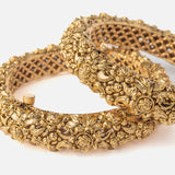 Isvaraah Gold Plated Womens Pair of Bangles