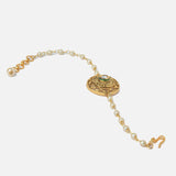 Gold Plated Womens Beaded Bracelet