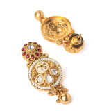 Isvaraah 2.0 Gold Plated Multicolored Short Necklace Set with Pair of Earrings