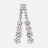 Silver Plated Womens Pair of Chandbali Earrings