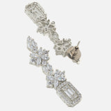 Silver Plated Womens Short Necklace Set with Pair of Earrings