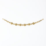 Saadgi Gold Plated Kundan, Polki Womens Maathapatti (Freesize)