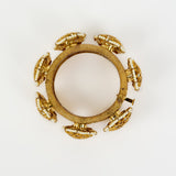 Saadgi Gold Plated Kundan, Polki Womens Kadas (Freesize)