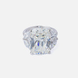 Silver Plated Womens Zircon Ring