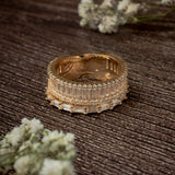 Zia 2.0 Silver Plated Womens Zircon Ring