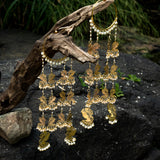 Gold Plated Womens Kundan, Polki Pair of Kaleeras