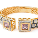 Florence Gold Plated Pink Womens Kada