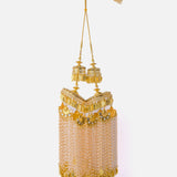 Gold Plated Womens Kundan, Polki Pair of Kaleeras