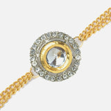 Gold Plated Womens Zircon Bracelet
