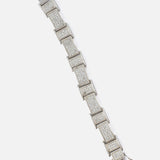 Silver Plated Womens Zircon Bracelet