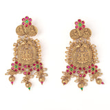 Isvaraah 2.0 Gold Plated Womens Pair of Chandbali Earrings