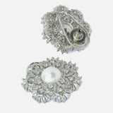 Silver Plated Womens Pair of Stud Earrings