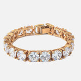 Gold Plated Synthetic Stone Womens Bracelet