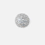 Silver Plated Womens Pair of Stud Earrings