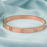 Florence Rose Gold Womens Kada