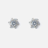 Silver Plated Womens Pair of Stud Earrings