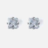 Silver Plated Womens Pair of Stud Earrings
