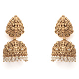 Isvaraah 2.0 Gold Plated Womens Pair of Jhumka Earrings