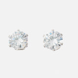 Zia Silver Plated Womens Zircon Pair of Earrings (Freesize)