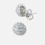 Silver Plated Womens Pair of Stud Earrings