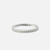 Zia 2.0 Silver Plated Womens Zircon Ring