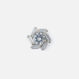 Silver Plated Womens Pair of Stud Earrings