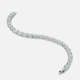 Silver Plated Womens Diamond Bracelet