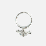Zia 2.0 Silver Plated Womens Zircon Ring