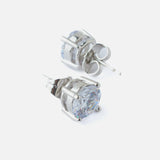Silver Plated Womens Pair of Stud Earrings
