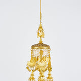 Gold Plated Womens Pair of Kaleeras (Freesize)